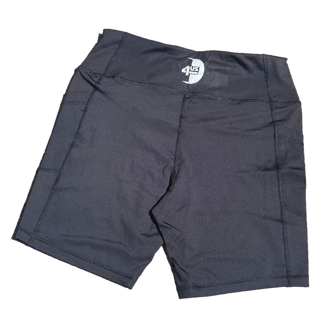 Women's Classic Mid-Thigh Biker Shorts-One4usBrand