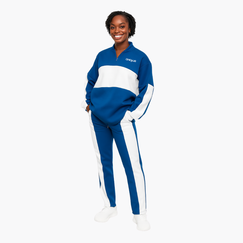 Blue Stripe Sweatsuit