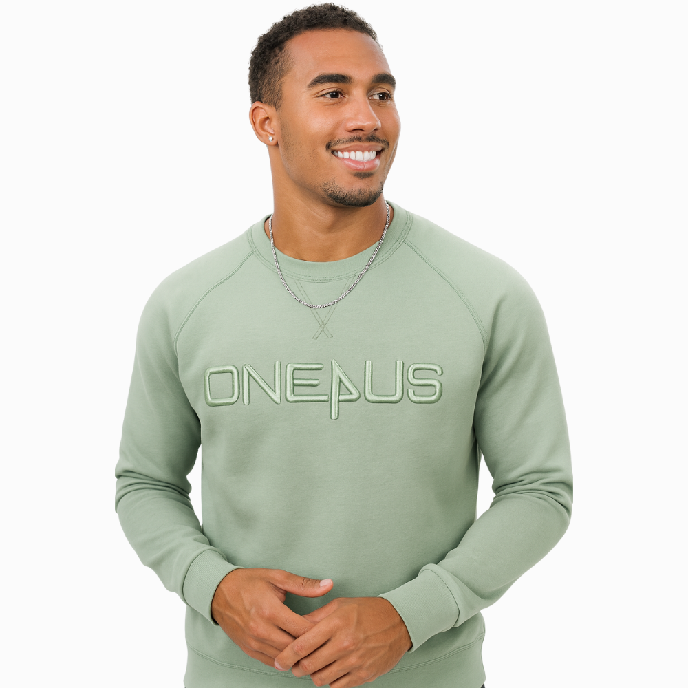 Premium Embroidered Cotton Crewneck