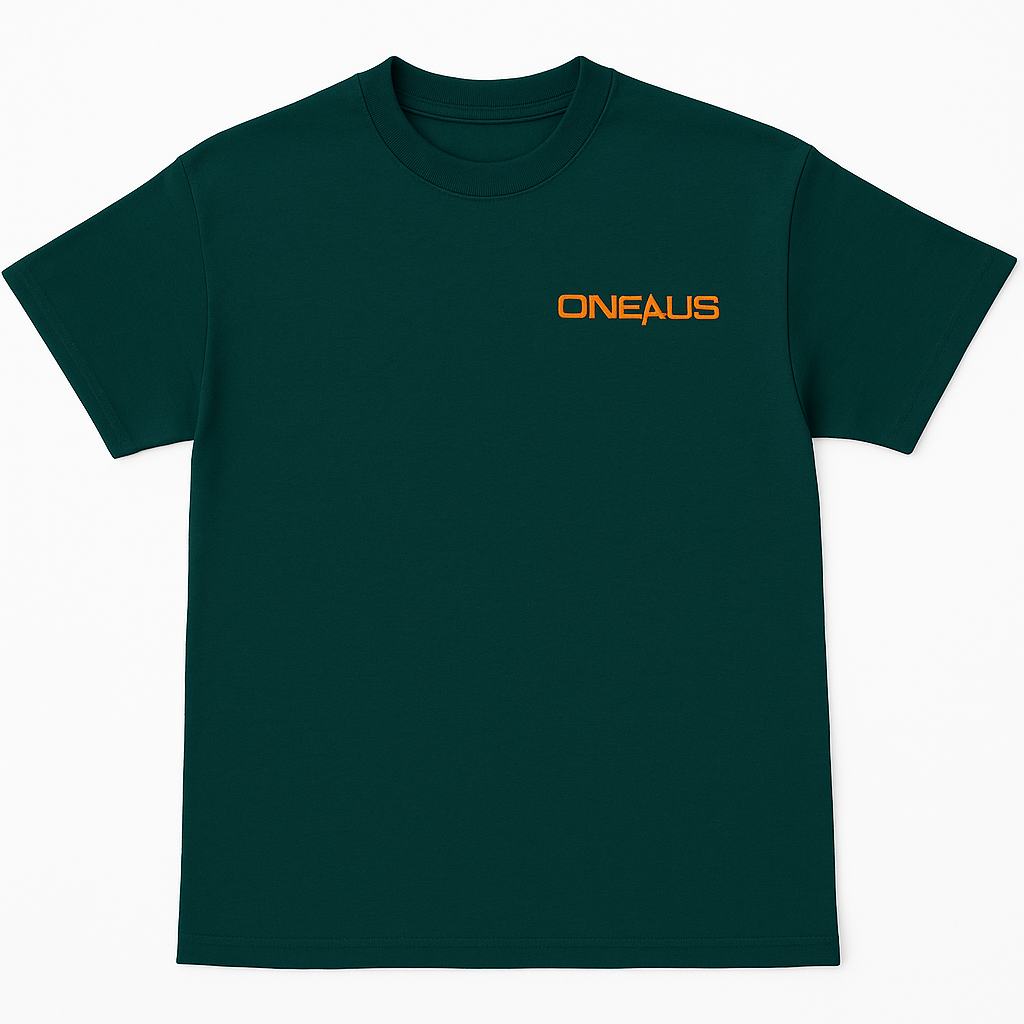 Cotton T's (Green with orange logo)