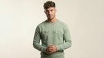 Catalog man wearing a One4US sweater