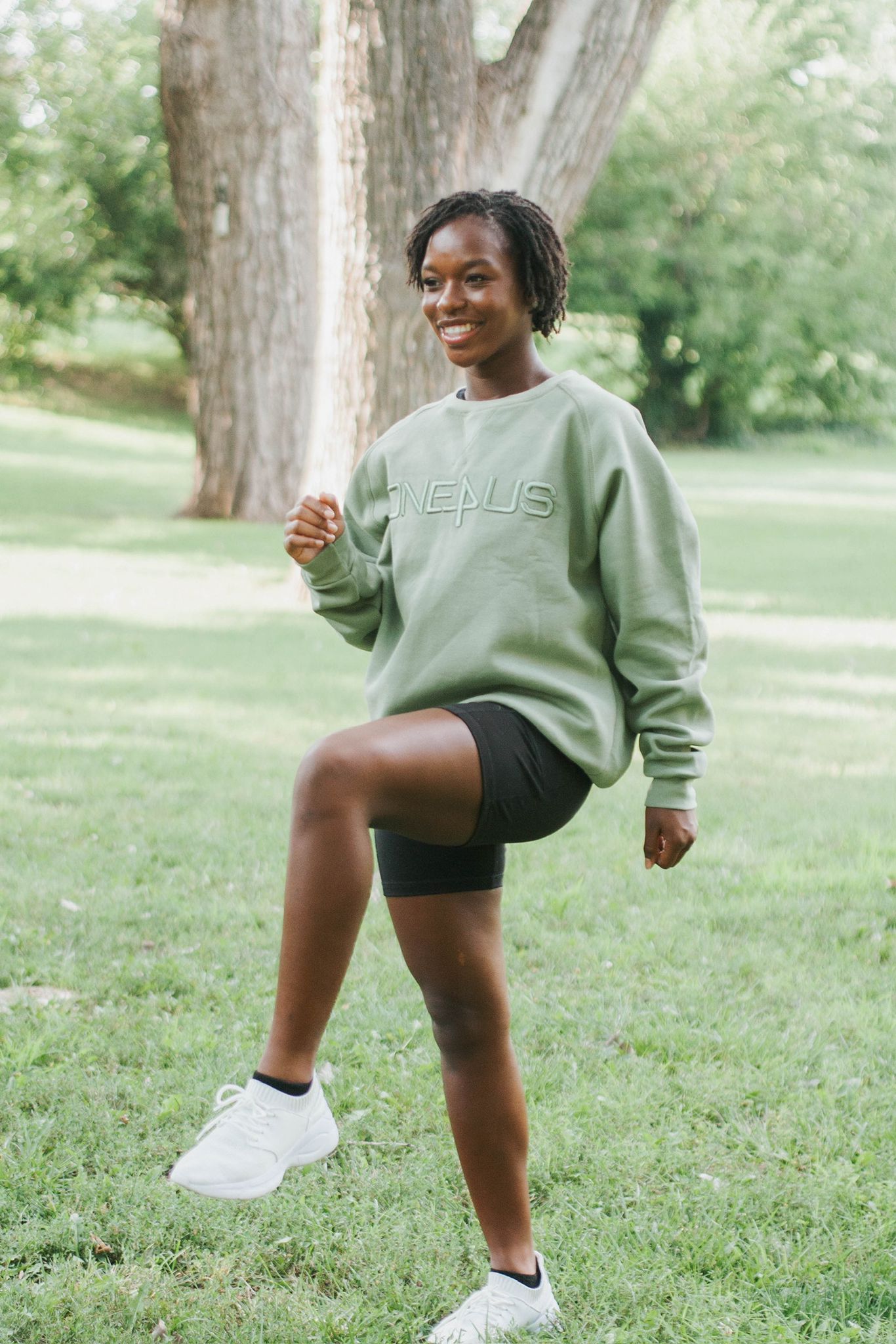 Premium Embroidered Cotton Crewneck